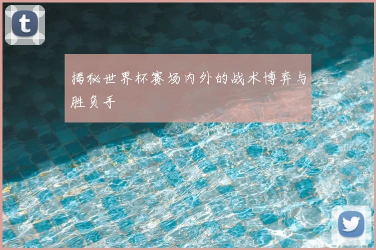 揭秘世界杯赛场内外的战术博弈与胜负手